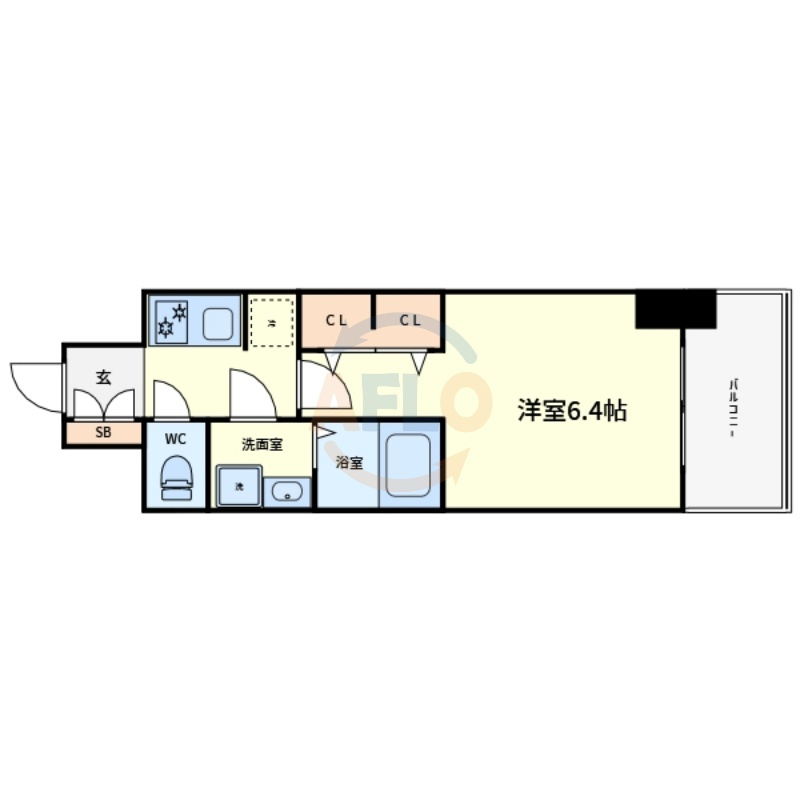 S-RESIDENCE堺altklasの間取り|S-RESIDENCE堺altklas　間取り