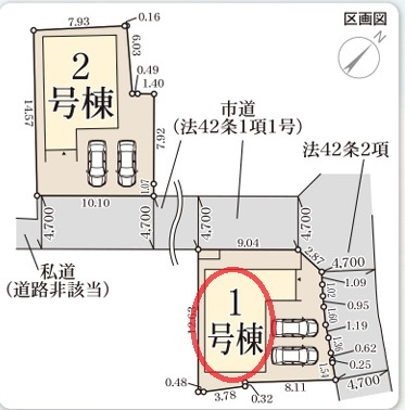 【区画図】 | リーブルガーデン岸和田市磯上６期 | 区画図