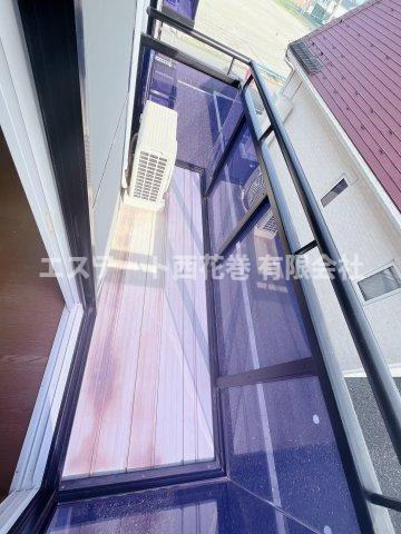 パストラルタウン牛崎Ｂのバルコニー