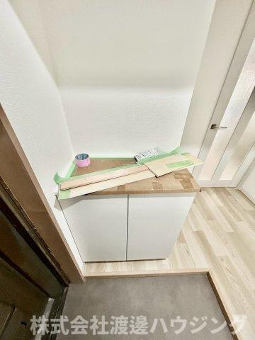 東洋マンションの収納|下駄箱付き