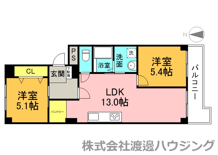東洋マンションの間取り