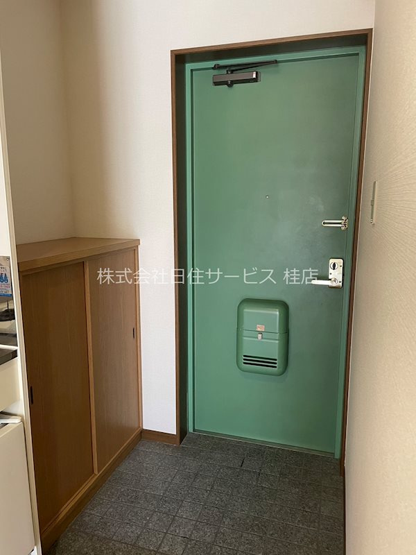 ジオコート桂の玄関