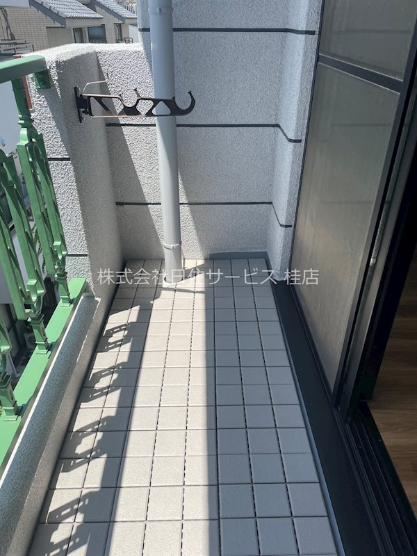 ジオコート桂のバルコニー