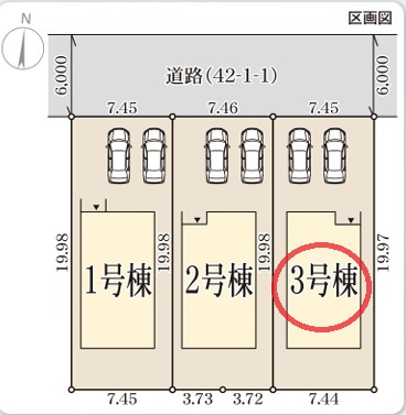 【区画図】 | リーブルガーデン赤穂市板屋町２期 | 区画図