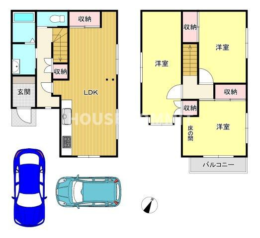 八街市榎戸の間取り
