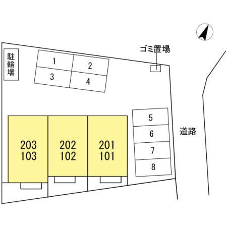 アルフォートの区画図