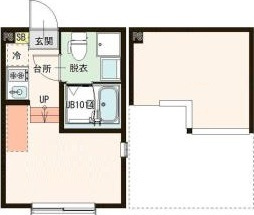 メゾン・ド・ハルの間取り|間取りです。