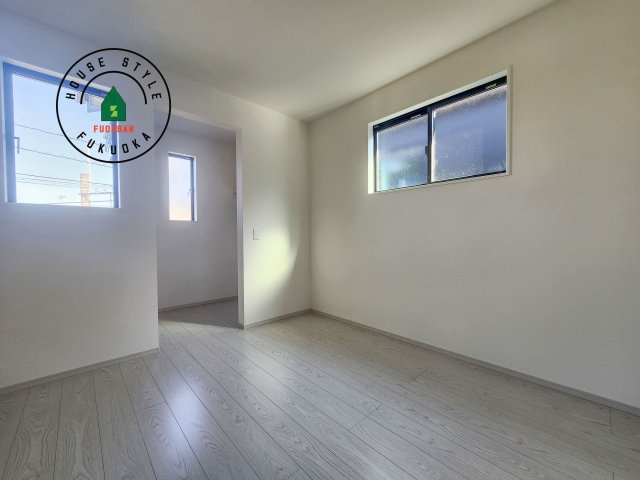 太宰府市朱雀2丁目第1-2棟（1号棟）の洋室|落ち着いた色調の洋室です。