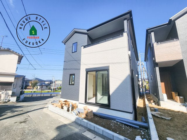 太宰府市朱雀2丁目第1-2棟（1号棟）の外観|デザイン性のある外観です。