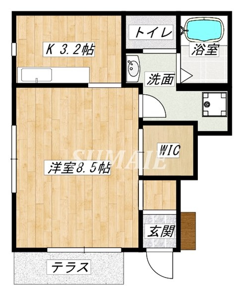 コートダジュールの間取り