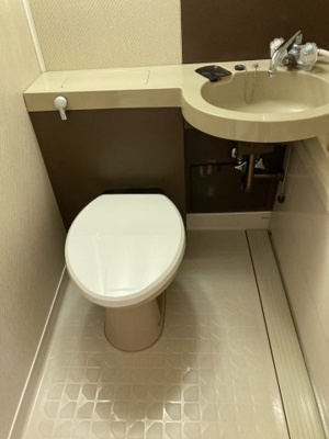 【トイレ】 | ALPS山下町 | お掃除のしやすい３点ユニット