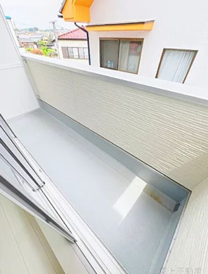 【バルコニー】 | 東松山市神明町1丁目アパート