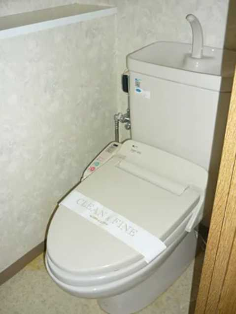 ダイアパレス三宿ベネヴィータ　分譲賃貸　南西角部屋　渋谷迄一駅のトイレ