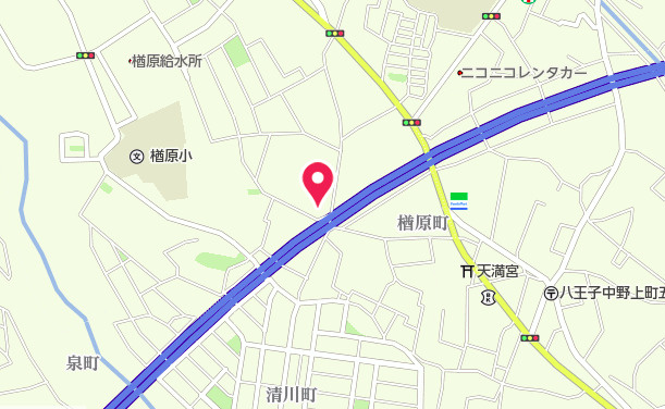 祝：成約済み　八王子市　楢原町　新築戸建ての地図|～仲介手数料無料☆八王子ひなた不動産～　八王子市楢原町　新築戸建て