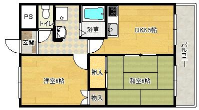 【間取り】 | 佃第一ローズマンション
