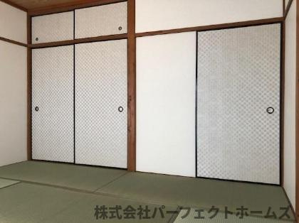 松丘町OC一戸建の和室|和室があると落ち着いた雰囲気になりますね