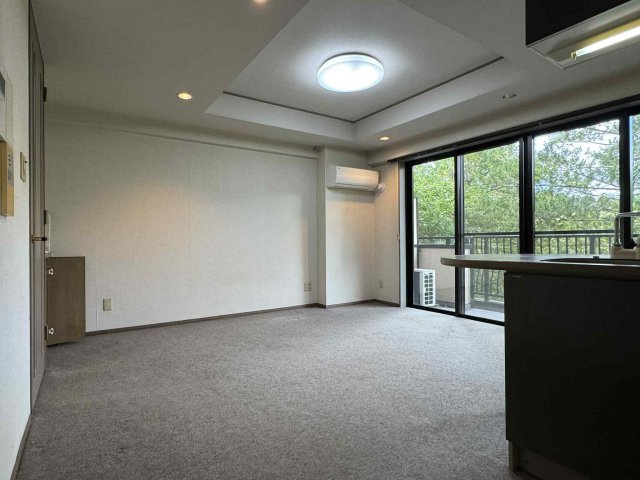 リベライン軽井沢Aの居間・リビング|20年以上使用されているお部屋なので、リフォームを前提にご覧ください