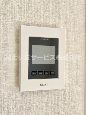 【セキュリティ】 | 富士宮市淀師 12期 新築一戸建て 1号棟 | TVモニター付きインターフォンです