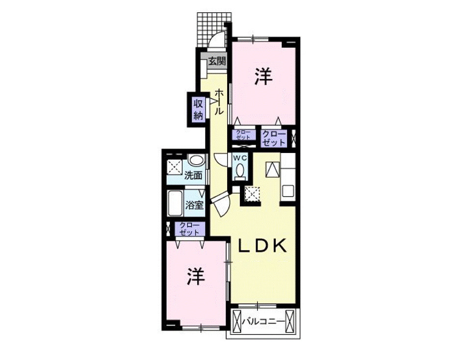 サニーヴィレッジⅢの間取り|間取図