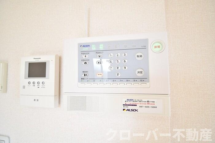 エスポワール津森 B棟のセキュリティ|アルソックセキュリティシステム＋ＴＶインターホン