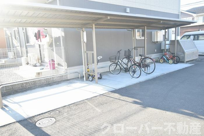 エスポワール津森 B棟のその他共用部分|駐輪場