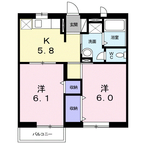 アーバンレジデンスＡの間取り|間取図