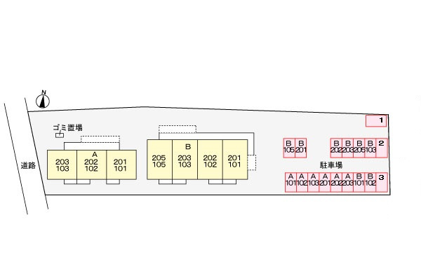 アーバンレジデンスＡの駐車場|駐車場