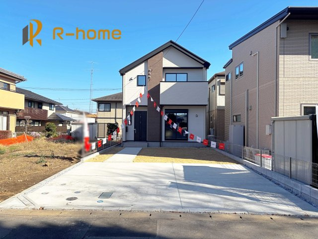 流山市江戸川台東7期　新築戸建て　2号棟の外観|ご予約を頂ければ、『平日』はもちろん『早朝』や『夜間』もご見学可能です♪お気軽にお申し付けください♪