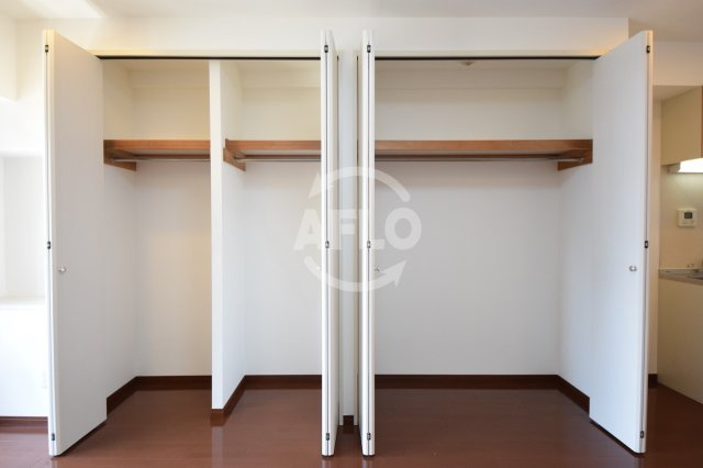 コンフォートレジデンス御堂筋本町の収納|コンフォートレジデンス御堂筋本町　壁一面クローゼット