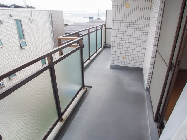 ヴィラソレイユのバルコニー