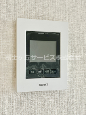 【セキュリティ】 | 富士宮市淀師 12期 新築一戸建て 4号棟 | TVモニター付きインターフォンです