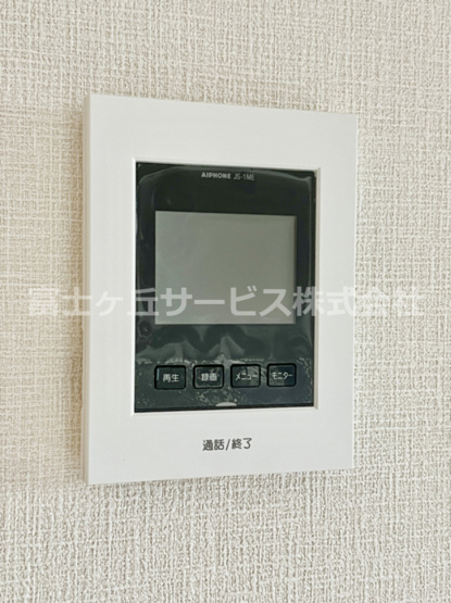 【セキュリティ】 | 富士宮市淀師 12期 新築一戸建て 4号棟 | TVモニター付きインターフォンです