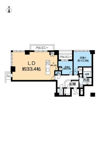 シエリアタワー千里中央の間取り