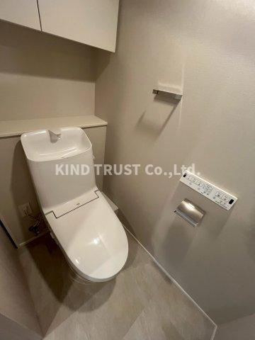 Brillia淀屋橋のトイレ|シンプルで使いやすいトイレです