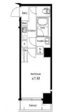 ロメック月島の間取り|間取りです。