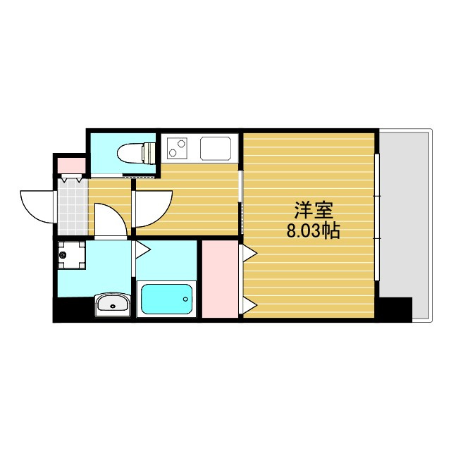 GROOVE西三国の間取り