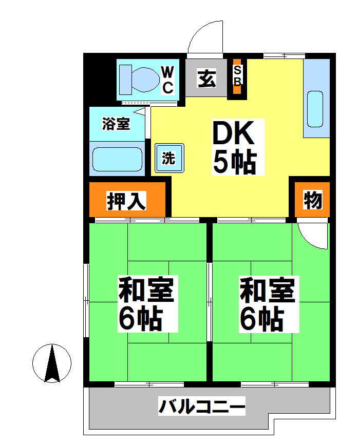 KEIⅡマンションの間取り