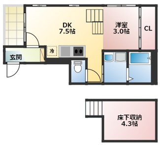 【間取り】 | ファミリエ Nagoya | 略図の為、現状優先