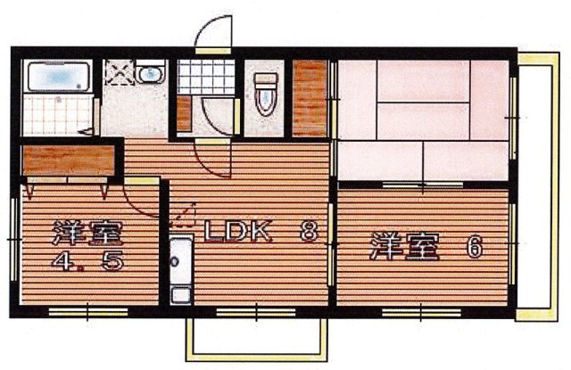 ハイツ神田の間取り