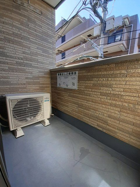 プロムナード町屋のバルコニー