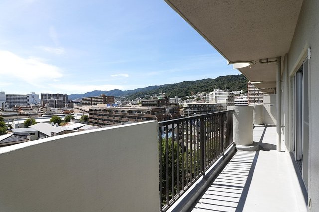 パレス東灘のバルコニー