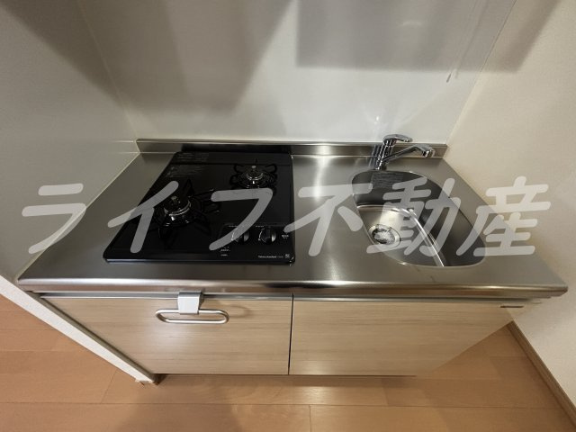 H-MAISON大蓮南Ⅰのキッチン|コンパクトなキッチンで掃除もラクラク