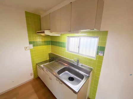 グリーンパークタニグチⅡのキッチン|使いやすいキッチンです