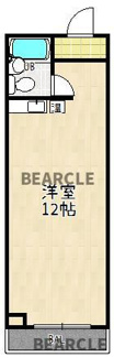 【間取り】 | TOコーポ石山A棟