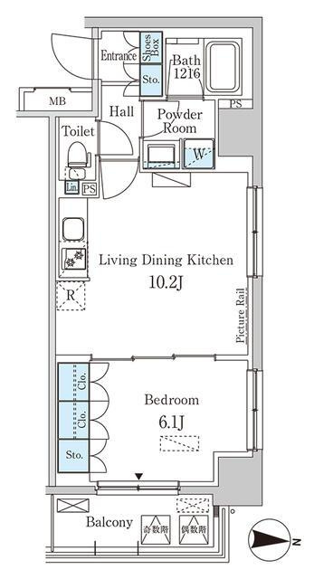 パークアクシス本所・親水公園の間取り| 