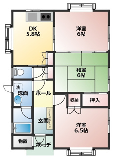 【間取り】 | ピアシティB