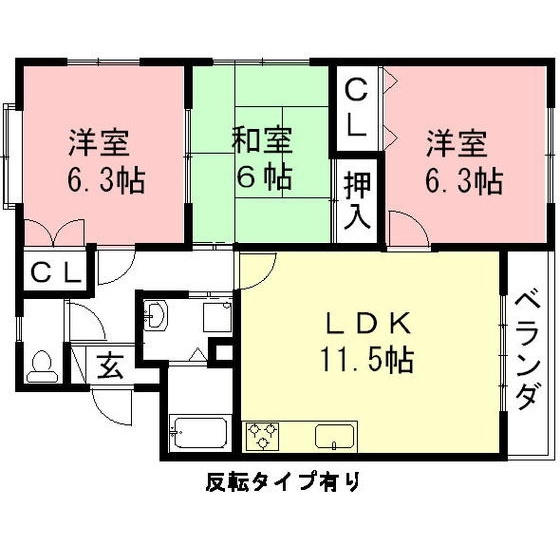 三浦コーポ２０００の間取り