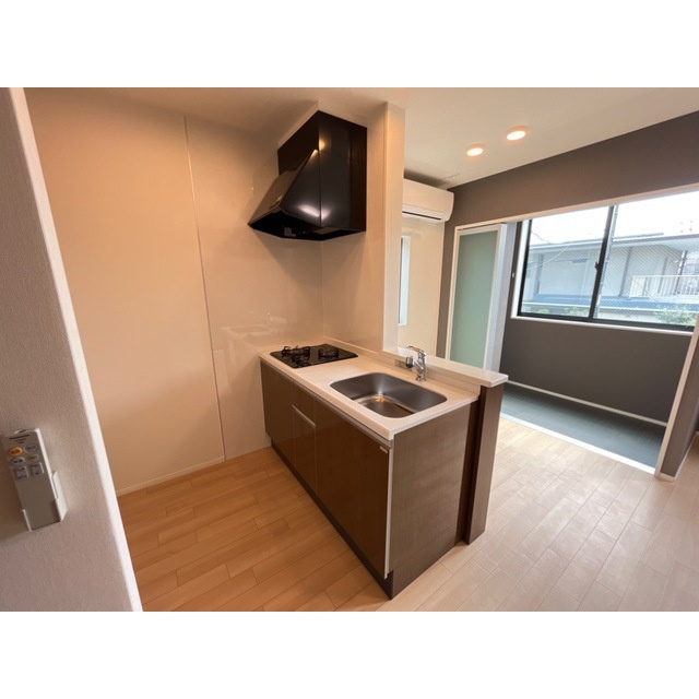 岐阜市北一色２丁目のアパートのキッチン