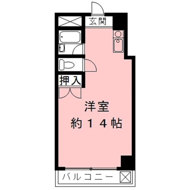 岐阜市六条東２丁目のアパートの間取り