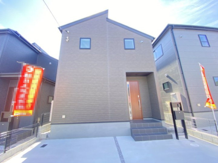祝　成約済み　八王子市　下恩方町　新築戸建て　１６期の外観|～仲介手数料無料☆八王子ひなた不動産～　八王子市下恩方町　新築戸建て